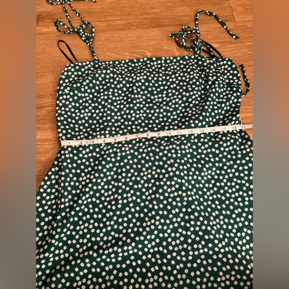 SHEIN Green Floral Mini Dress, size XL - Picture 9 of 11